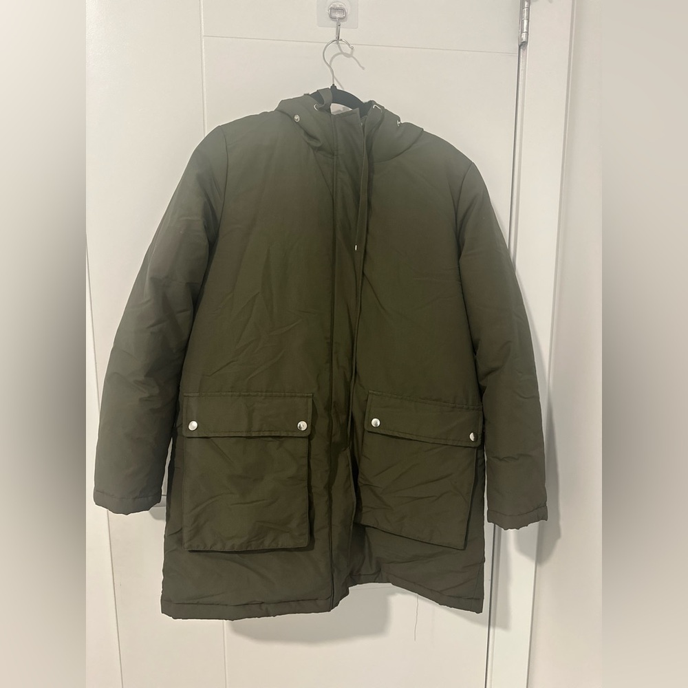 Zara Padded Hooded Parka (No Fur)